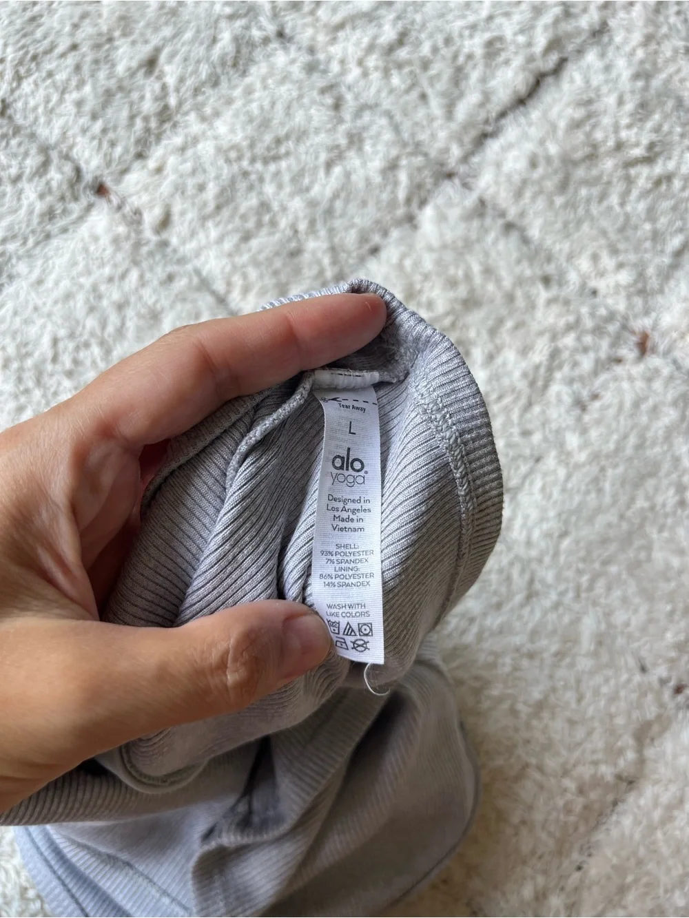 ALO Yoga ribbed bandeau